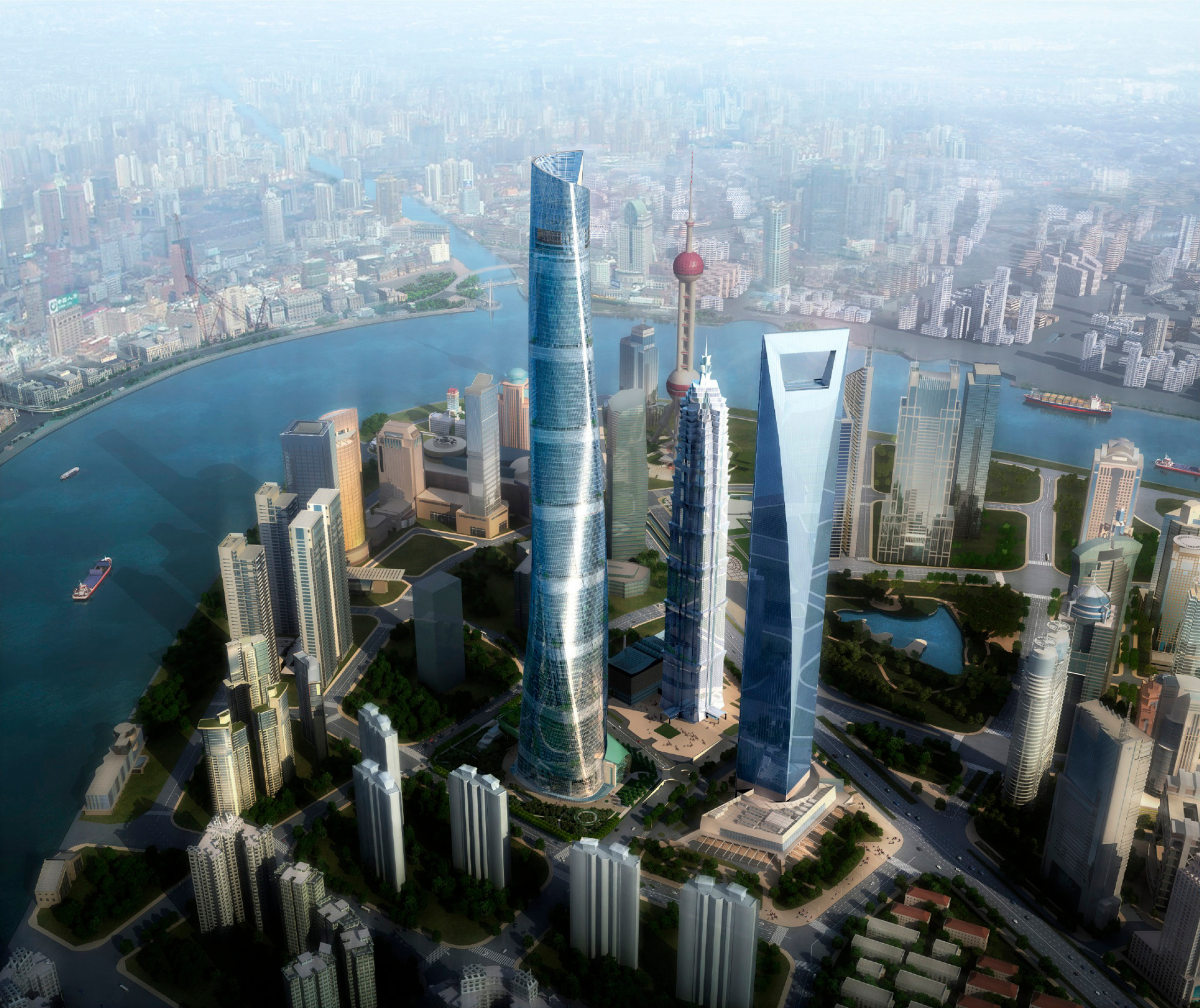 Winning Shanghai Tower Park - Topos Magazine